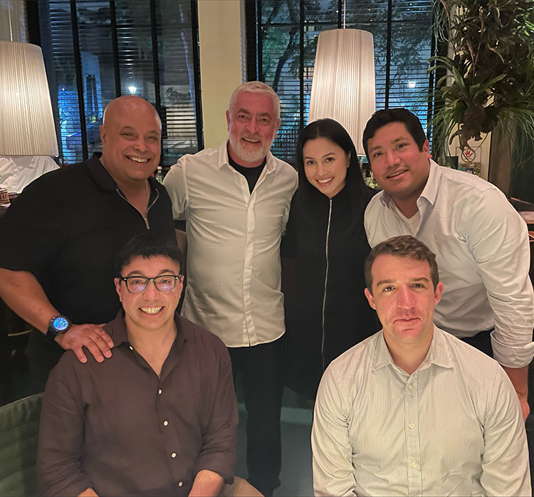 Jessica with her AlixPartners colleagues