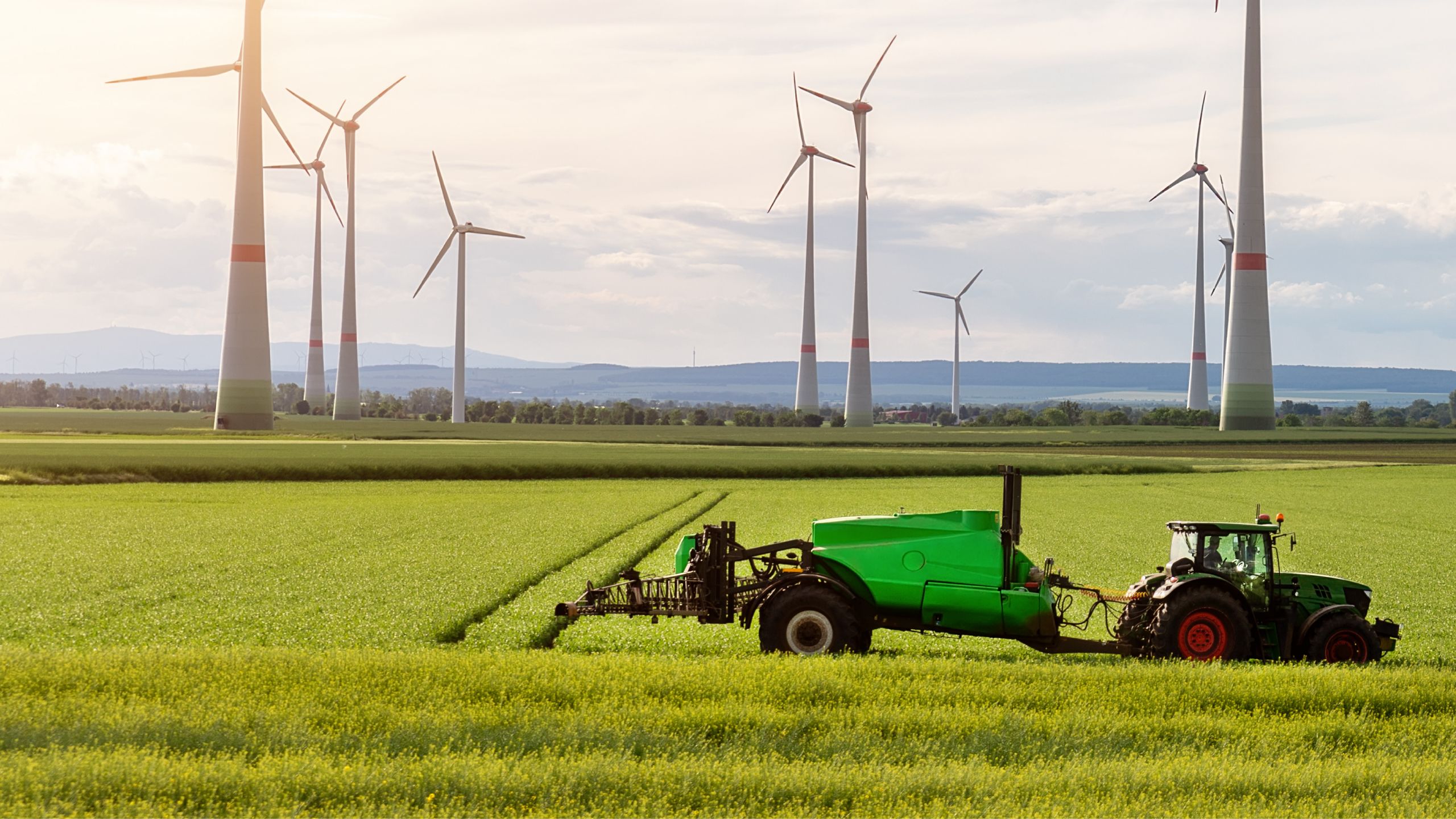 tractor green field sustainable suppliers